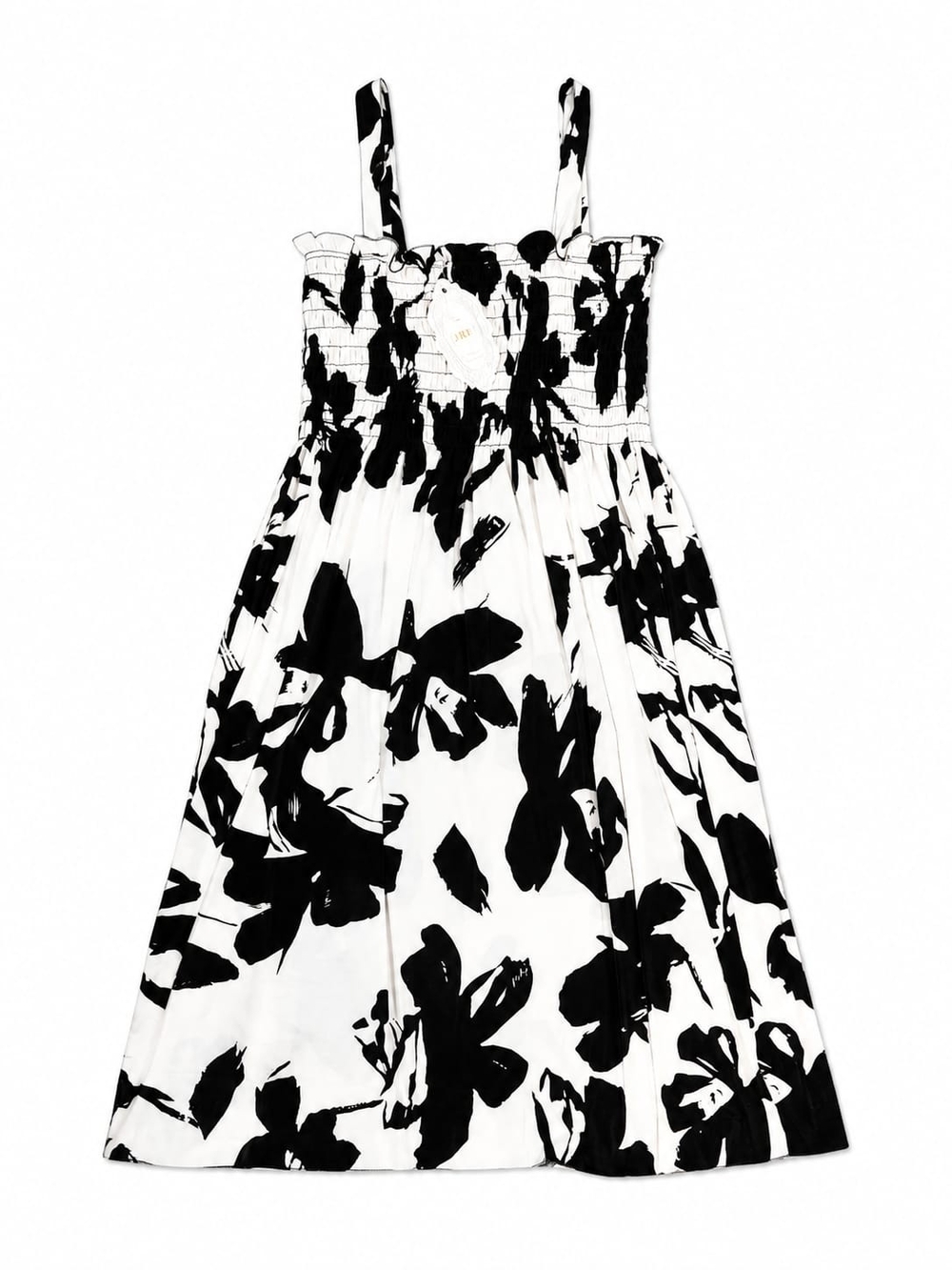 & Other Stories Black and White Floral Sundress